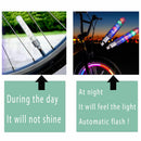 2x 5 LED Flash Light Bicycle Motorcycle Car Bike Tyre Tire Wheel Valve Lamp Top