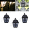 3 Pcs Solar Powered Outdoor Garden Fence Wall Light LED Outdoor Garden Lamp