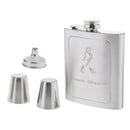 Hip Flask Stainless Steel Pocket Flask for Whiskey, Alcohol, Vodka, 7oz C
