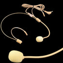 Professional UHF dual nude headset wireless headworn microphone skin color TO