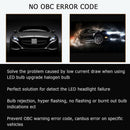 2x H1 Led Headlight Canbus Error Free Anti Flicker Resistor Canceller Decoder_3C