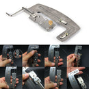 Stainless steel Protable Fishing Tool Metal Semi automatic Fishing Hook Tier Gw