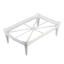 Square Shaped Water Dispenser Stand Holder for Indoor/Outdoor Camping White