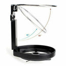 2 Pcs Cup Holder Black Multi-Function Fan With Air Outlet Foldable