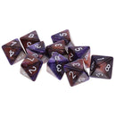 10pcs 8 Sided Dice D8 Polyhedral Dice for Dungeons and Dragons Table Games