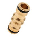 3 Pieces  Brass Quick Connect Water Hose Pipe Joiner Male To Male 1/2 Inch