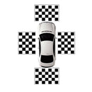 4Pcs Fabrics Calibration Cloth for 360 Degree Surround Bird View Panoramic  X3J8