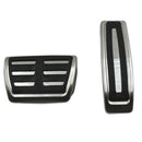 1X(2Pcs Automotive Stainless Steel Acceleration Brake Pedal For Audi Q7 Por