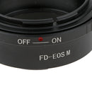 1 Piece  Focus Lens Adapter Ring for Canon FD to EOS M EF-M Mirrorless