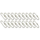 40pcs Alloy Metal 2.4mm Ball Bead Chain Matching Connectors Jewelry Findings