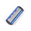 12x 6layers Skin Care Manual Stainless Steel Shaving Blade&Shaver Rack BK `iJ Gw