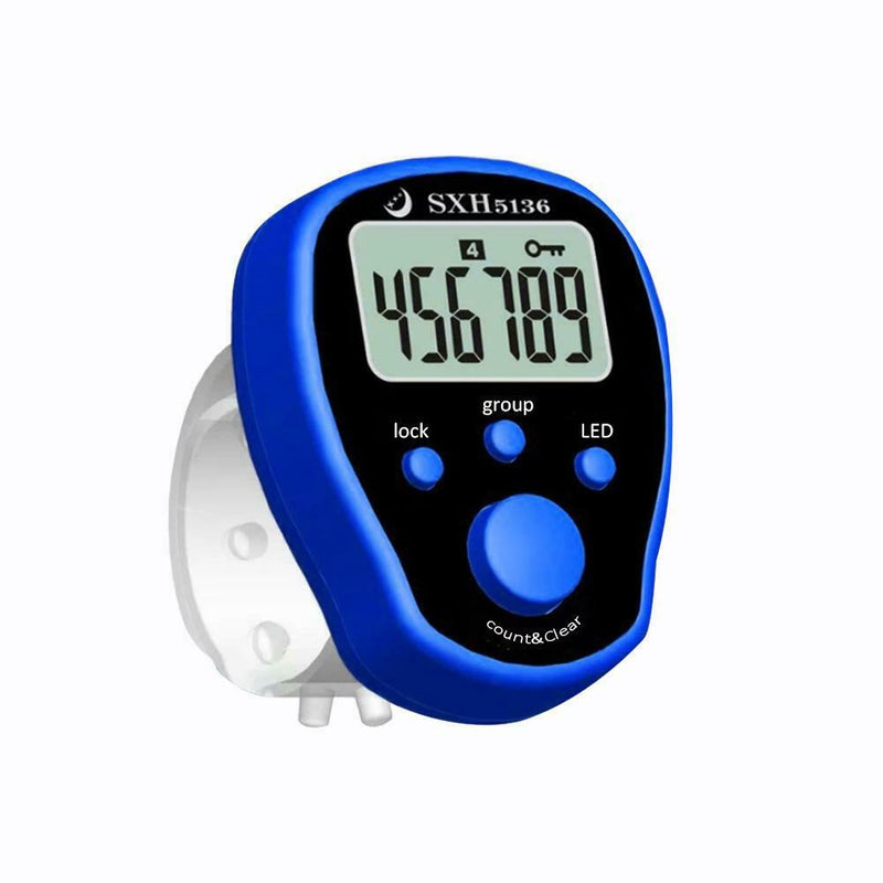 Manual Electronic Accurate Golf Finger Digital LED Hand Ring Counter 6 Colors