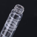 5Pcs lattice glass empty refillable perfume bottle 10ml portable small spray J%o