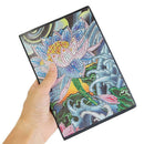 DIY Lotus Special Shaped Diamond Painting 50 Pages A5 Sketchbook Notebook