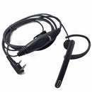2 Pin Walkie Talkie Ear Clip Earpiece Headset Mic for Baofeng Portable Radi