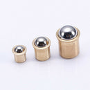 5mm Ball Dia Brass Electroplating Door Cabinet Ball Catch Latch Closures 20 Q3M1