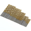 100pcs HSS Twist Drill Woodworking High Speed Steel Drill Bit Set Tool 1mm-3mm