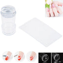 2Pcs Nail Art Stamper Scraper Image Plate Manicure Print Tools Print Tool DIYJ,a