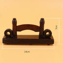 Modern Chinese Style Hand Wooden Folding Fan Stand Display Base Holder Home L8R1