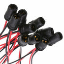 10Pcs T10 W5W Wedge Light Bulb Socket Connector Holder for Auto Car Truck B G8Z5