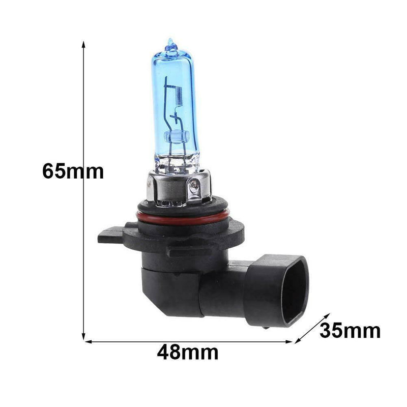 1pc 9012 55W 6500K 12V Xenon Ultra White Car Headlight Halogen Lamp Bulb A