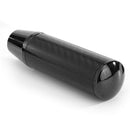 Car Gear Shift Knob Carbon Fiber Aluminum Shifter Lever Stick Knob (Black)