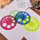 1X 360 Degree Sew Easy Plastic Templates Quilt Patchwork Stitch Craft Ruler 3C