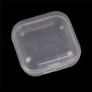 10Pcs Mini Clear Plastic Small Box Jewelry Earplugs Container Storage BoxTO