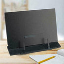Portable Steel Book Reading Desk Stand Adjustable Book Black Document Holde G6D1