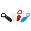 4pcs Dogs Cat Plastic Pet Clicker Trainer Key Chain Wrist Strap Pet Supplies