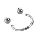lip tongue Navel ring steel horseshoe