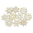 10X Christmas Tree Xmas Wood Chip Hanging Pendant Ornaments Decor DIY Craft