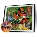 5D DIY Full Round Drill Artistic Flowers Diamond Painting Embroidery (C981)