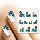 Watermark nail stickers (XF1317) N2P1