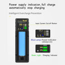 18650 Battery Charger 26650 USB Smart 21700 Single Slot Lithium Battery Charger