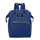 Mummy Maternity Backpack Large Capacity Baby Nursing Diaper Handbag (Blue)