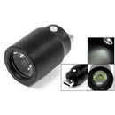 Black Plastic White Light Press Button USB LED Lamp Kit Sale Torch