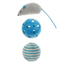 Bell, Mice, Sisal Ball Perfect Mix Of Toys Types For Your Cat Kitten Kitty