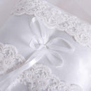 Embroidered Lace Ribbons Ring Pillow Cushion Wedding Decoration Supplies
