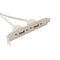 2 Ports USB 2.0 Female to 9 Pin Motherboard Header Cable Adapter for PC