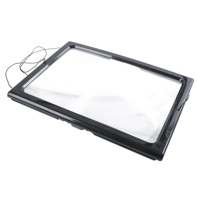 Lazy desktop led light plastic material reading A4 bracket magnifying glass BX
