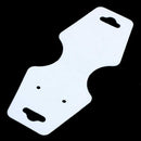 100pcs White Jewelry Necklace or Bracelet Display Cards, Blank
