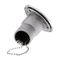 Deck Filler Keyless Cap Gas Fuel Tank Stainless Steel 38mm For Boat Marine