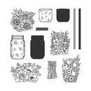DIY Seal Flower Bottle Cutting Die Pocket Decor Kits (03 Cutting Die+Seal)