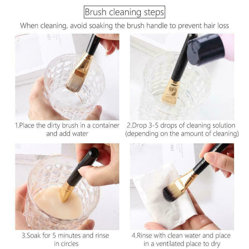 Beauty Foundation Cosmetic Puff Cleaning Makeup Brush Cleaner Hot Liquid L8L0