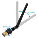 1200Mbps Wireless USB Wifi Adapter, AC1200 Dual Band 2.4GHz/300Mbps+5GHz/86 Z1E7