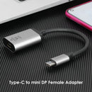 USB Type C to Mini DP Adapter 4K 60Hz Converter Cable for Laptop Phone A