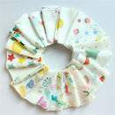 2X Baby Infant Towel 30*30cm Muslin Towel Handkerchiefs Two Layers Wipe Towel  Z