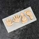 Mini Feet hand Shaped Silicone Candy Chocolate Cake Mold Creative Cake Decor~
