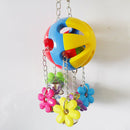 Pet Bird Parrot Swing Cage Hanging Hammock Parakeet Cockatiel Chew Toys